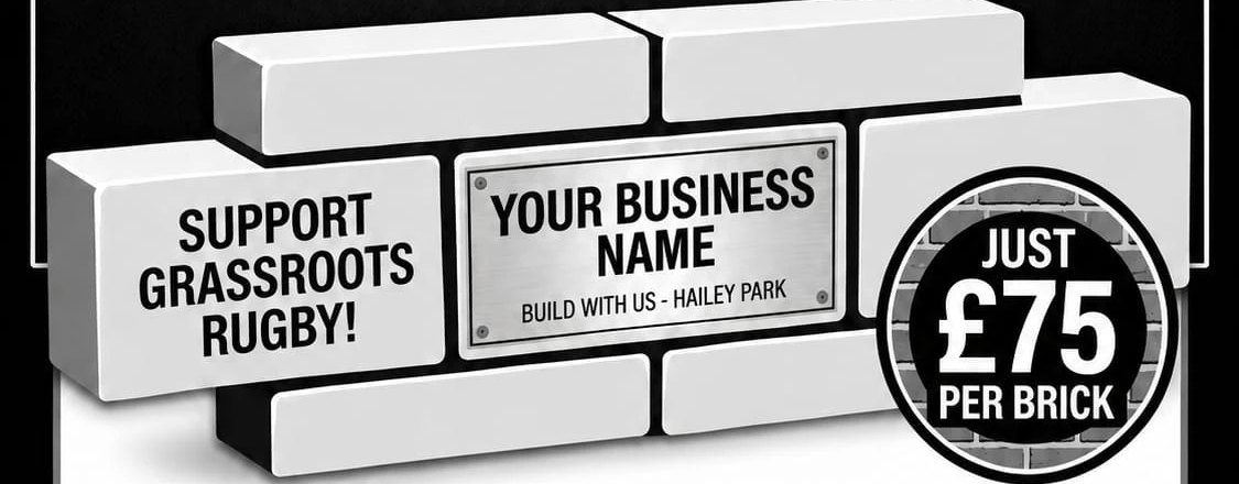 Sponsor our changing rooms: just £75 per brick, with your business name inscribed