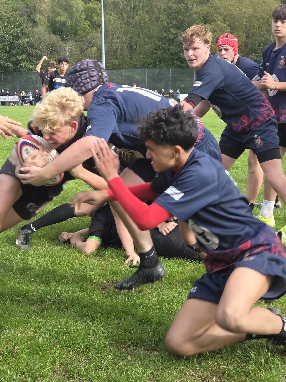 Whitchurch carry into contact at Ferndale