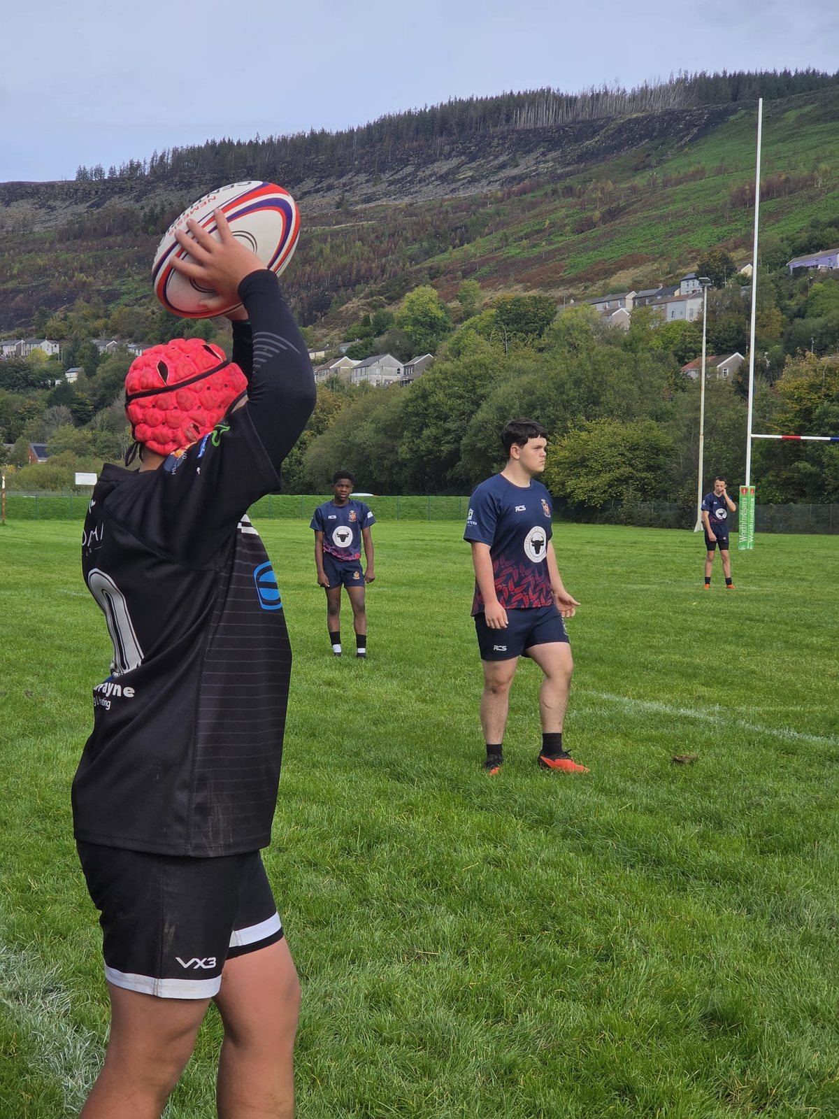 Taking the high ball at Ferndale